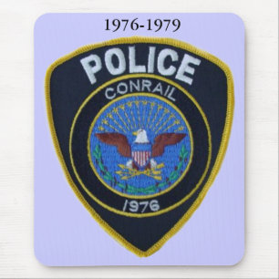 Conrail Eisenbahnpolizei-Patch-Mauspad Mousepad