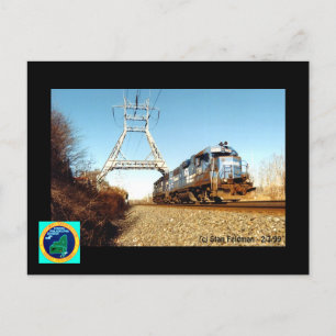 Conrail Motor 7741 in Pencoyd Penna. Postkarte