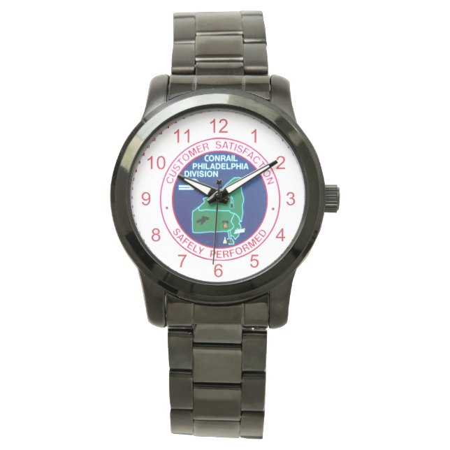 Conrail Philadelphia Division Armbanduhr (Vorderseite)