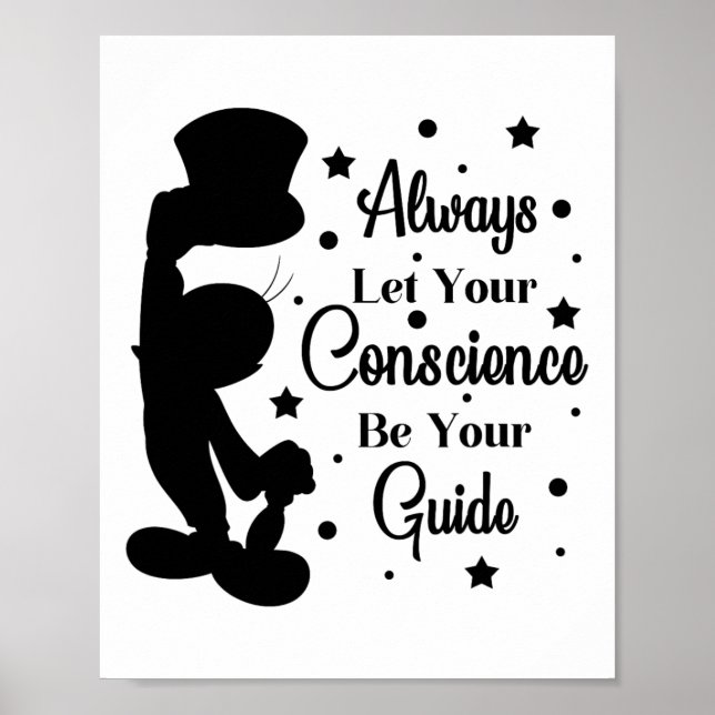 Conscience Be Your Guide Jiminy  Poster (Vorne)
