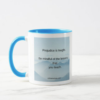 Conscient enseignez la tasse (le gaucher)