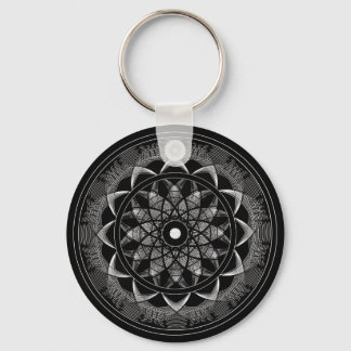 Consciousness - Sacred Geometry Mandala Schlüsselanhänger