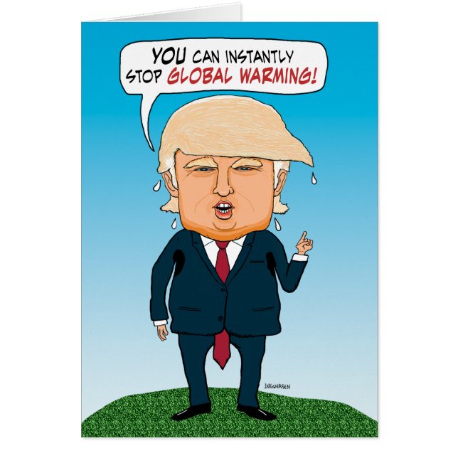 Conseil amusant de Trump sur le Réchauffement clim (Devant)