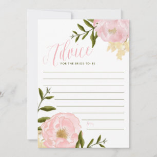 Conseil Aquarelle rose Peonies Conseils pour la carte mari