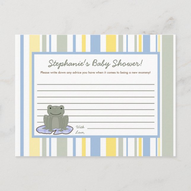 Conseil Avis Écrit Carte Leap Frog Turtle Bee Dragonfl (Devant)