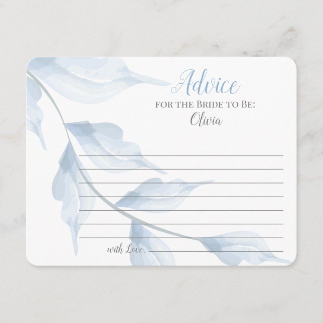 Conseil bleu Dusty pour que la mariée soit (Devant)