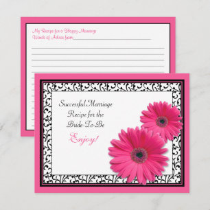 Conseil Carte de recette Gerber rose pour un mariage réuss