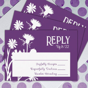 Conseil Carte de réponse botanique aux fleurs sauvages vio