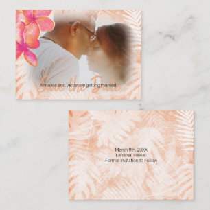 Conseil Carte d'économie Coral Pink Tropical Plumeria