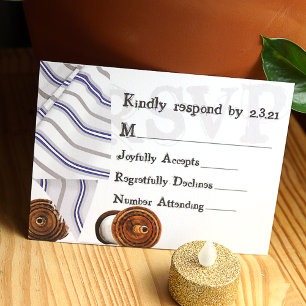 Conseil Carte RSVP Tallit Bar Mitzvah