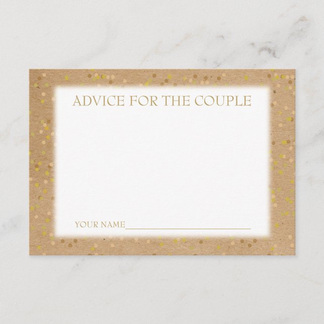 Conseil Confetti de poussière d'or d'artisanat rus (Devant)