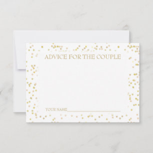 Conseil Confetti de poussière d'or pour le couple