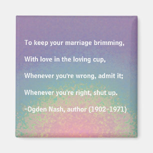 Conseil de mariage - aimant