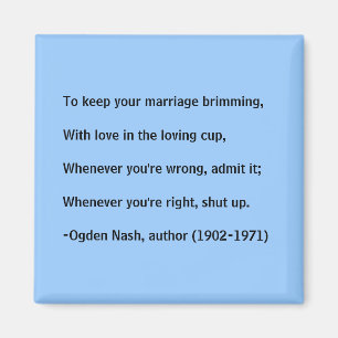 Conseil de mariage - aimant