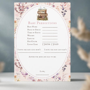 Conseil de prédiction de carte de jeu fleur sauvag