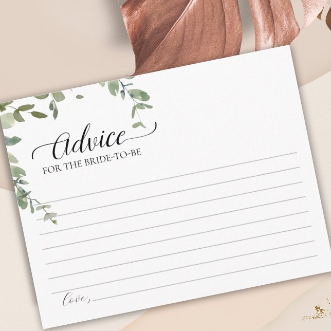 Conseil De Verdure Simple Pour La Carte De Mariée  (Créateur téléchargé)