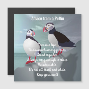 Conseil d'une carte magnétique Puffin Design