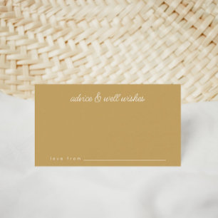 Conseil et bien souhaits Burn Jaune