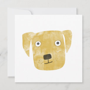 Conseil Golden Labrador Retriever Dog Carte d'anniversaire