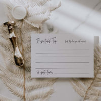 Conseil parental Baby shower partie carte de jeu G