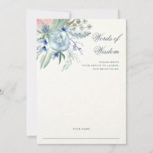 Conseil Peine bleue et rose   Carte Fête des mariées