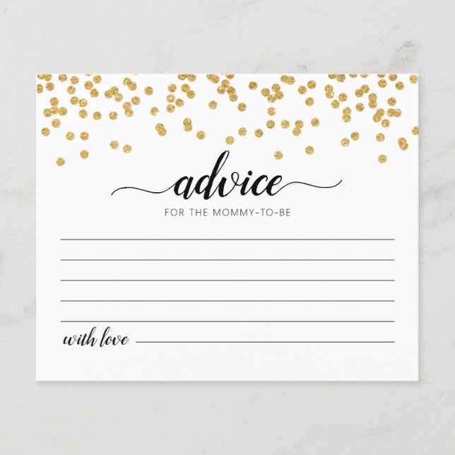 Conseil pour la fête du Baby shower de la carte à  (Devant)