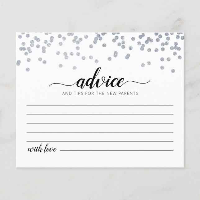 Conseil pour la fête du Baby shower de la carte de (Devant)
