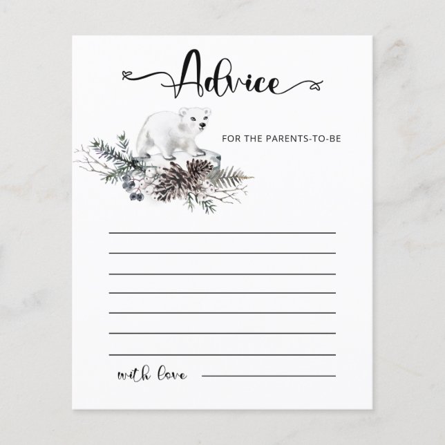 Conseil pour les parents à être carte (Devant)