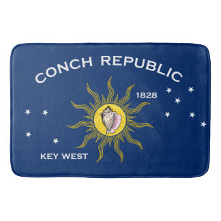 Conseil Republic Flag Key West Florida Badematte