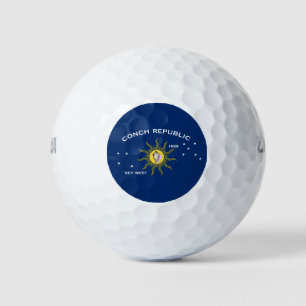 Conseil Republic Flag Key West Florida Golfball