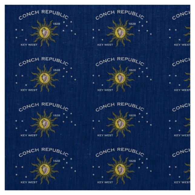 Conseil Republic Flag Key West Florida Stoff (Muster)