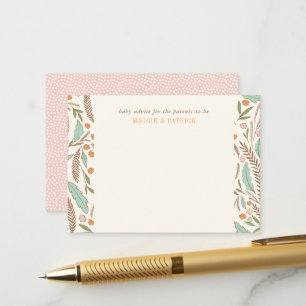 Conseil Sprigs Chauds Genre Jolie Carte Parent Conseils