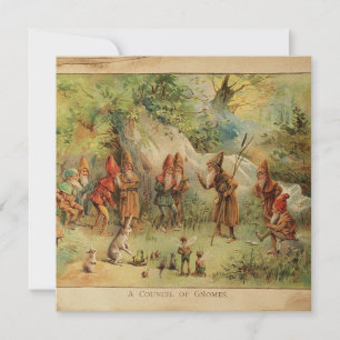Conseil vintage De La Carte Gnomes Holiday