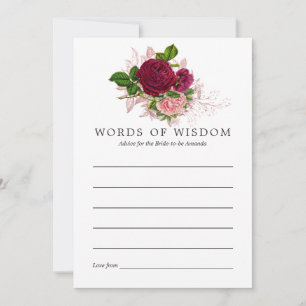 Conseil vintage Shabby-Chic Blush & Bourgogne