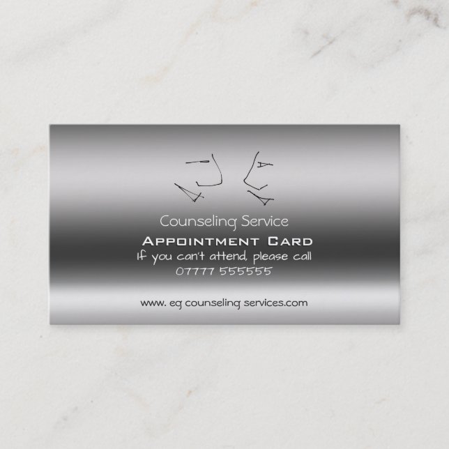 Conseiller, carte de rendez-vous des chefs de conf (Devant)