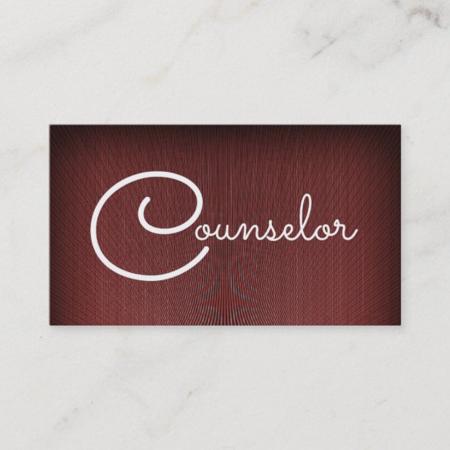 Conseiller Carte de visite (Devant)