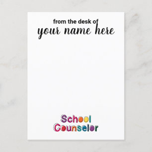 Conseiller scolaire personnalisé Cartes pour notes