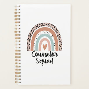 Conseiller Squad Rainbow Leopard School Counsling