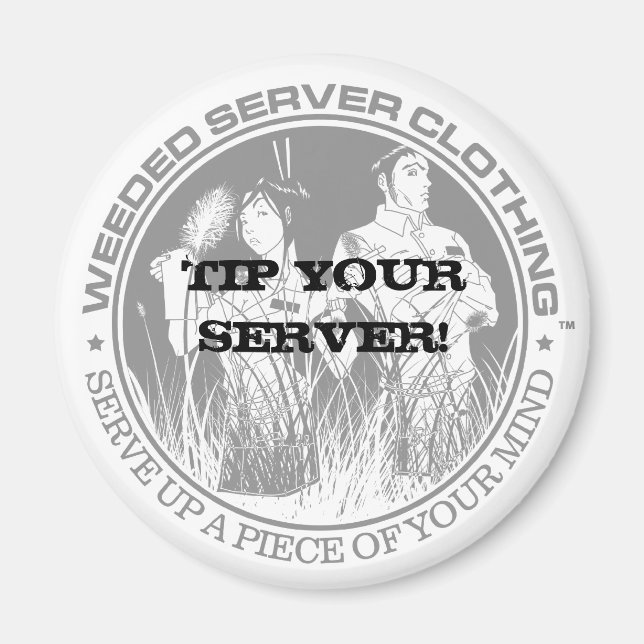 CONSEILLER VOTRE SERVEUR ! MAGNET - CUSTOMISÉ - CU (Devant)