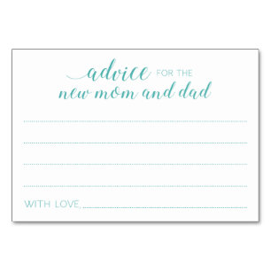 Conseils Cartes Nouveau Maman Papa Baby shower Tur
