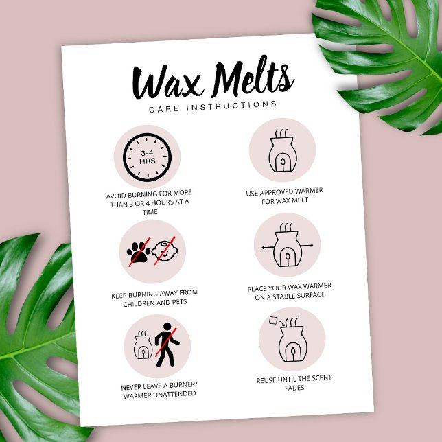 Conseils d'avertissement pour carte de soins de ci (Créateur téléchargé)