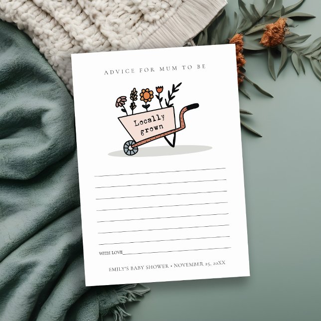 Conseils de carte florale rose mignonne pour la Ba (Créateur téléchargé)