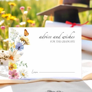 conseils et souhaits   Carte de boîtier fleur sauv