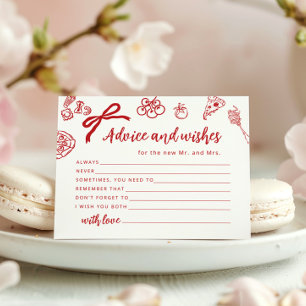 Conseils et vœux Carte de mariage italienne That's