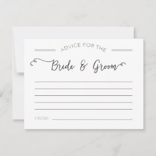 Conseils pour les cartes de mariée et de chambre