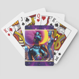 Consensual Sentry Ken Gage Fantasy Vaporwave Spielkarten