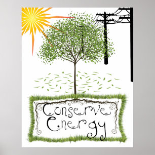 Conservation Energy Colassal Print Poster