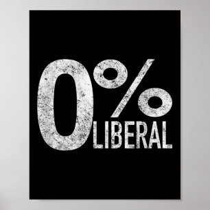 Conservative By Design T-Shirt Company Anti Libera Poster