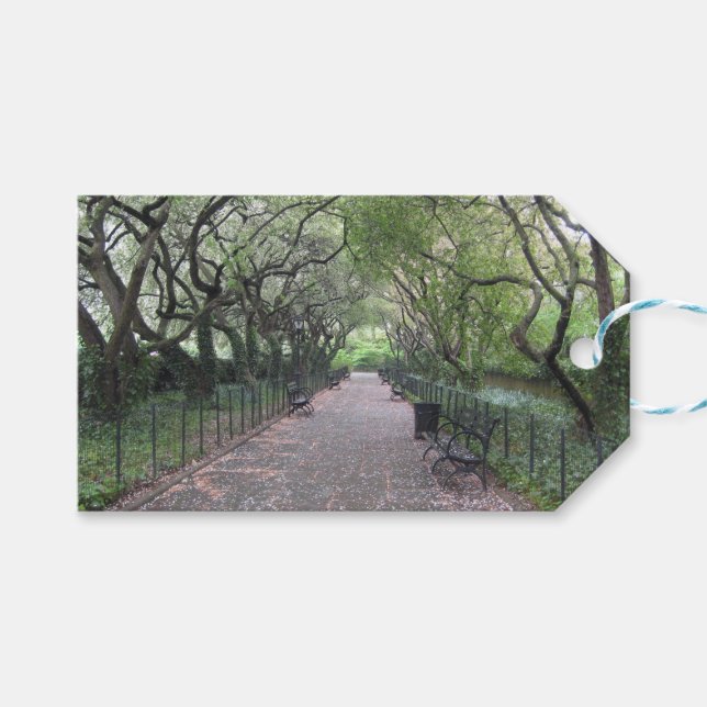 Conservatory Garden Central Park NYC Fotografie Geschenkanhänger (Vorderseite (Horizontal))