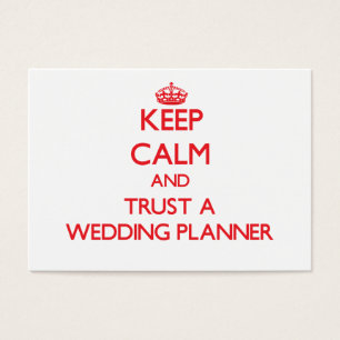 Conserver le calme et faire confiance à un Wedding